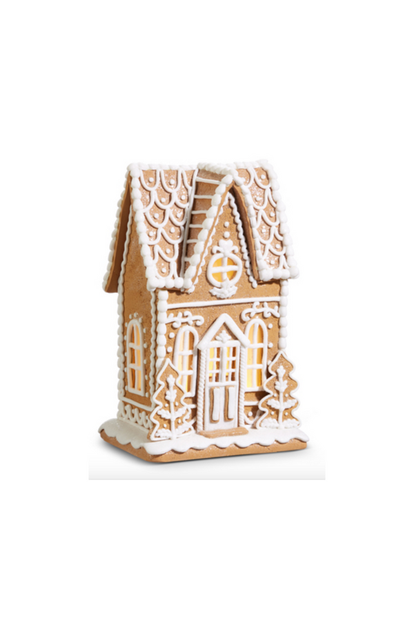 10.5" Deluxe Lighted Gingerbread House