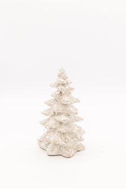 Glittered White Tree Decor