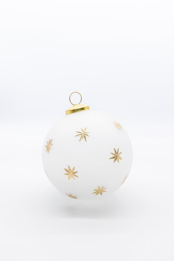 Gold North Star Ornament