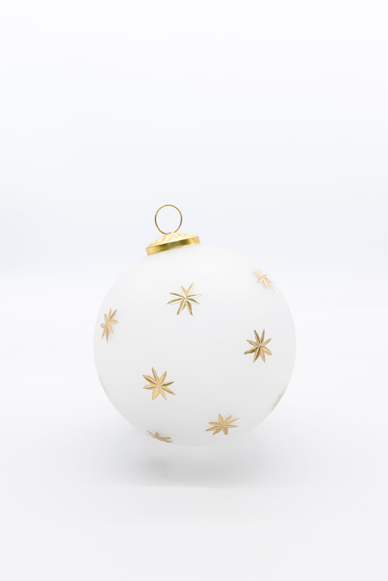 Gold North Star Ornament