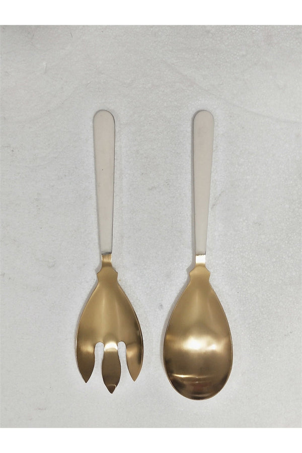 Gold Salad Servers