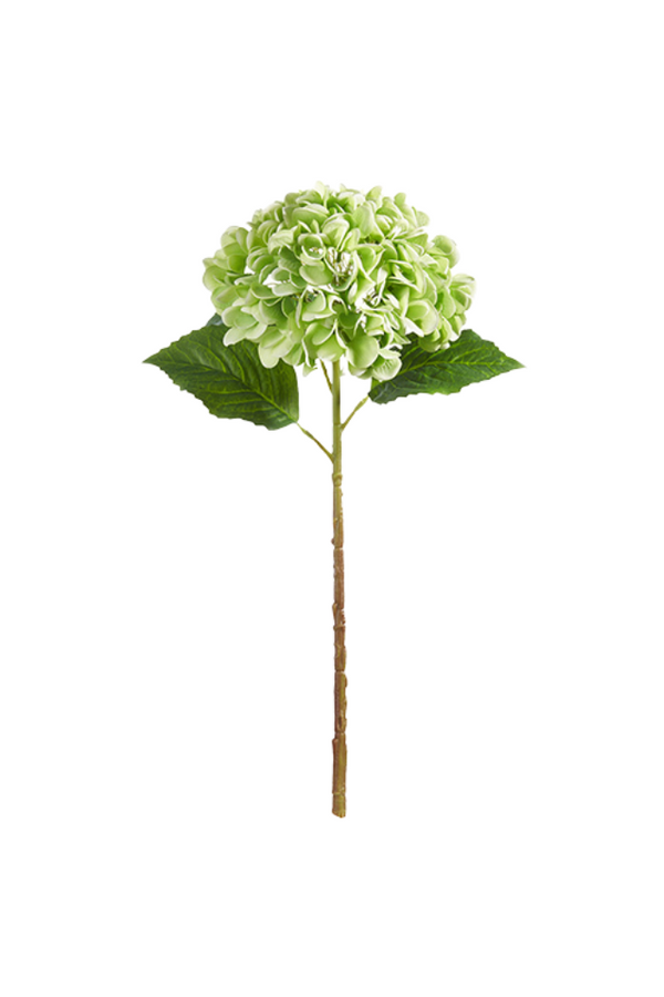 Real Touch Green Hydrangea Stem