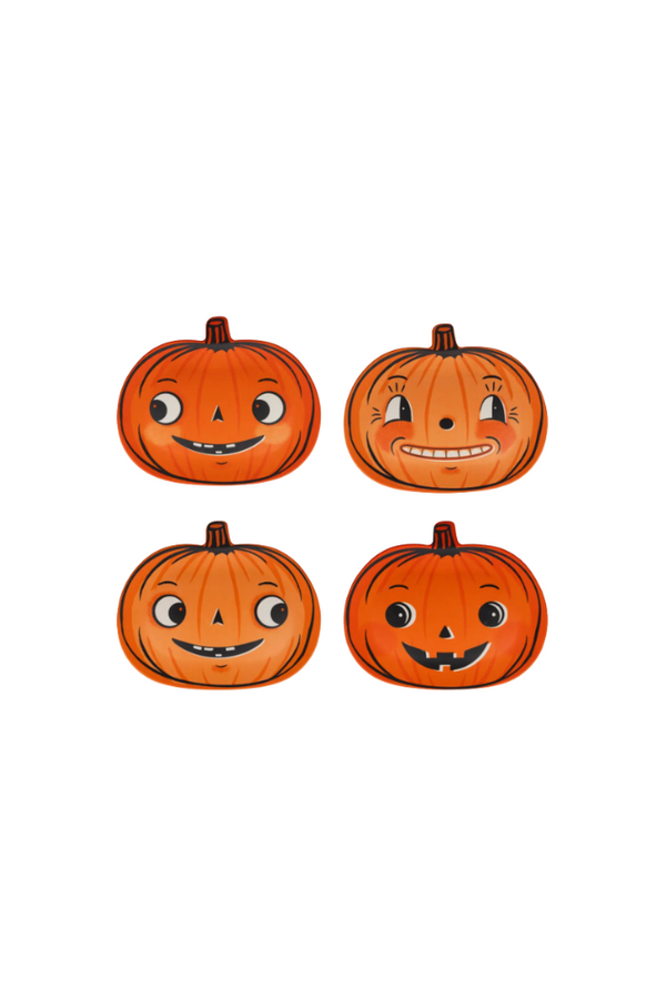 Vintage Pumpkin Plates