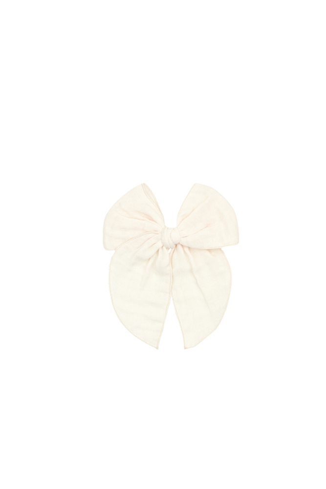 Heirloom Bow - Cloud Muslin