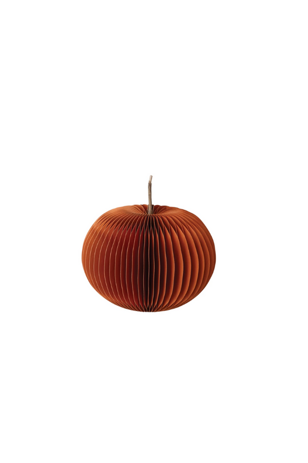 5" Paper Honeycomb Pumpkin