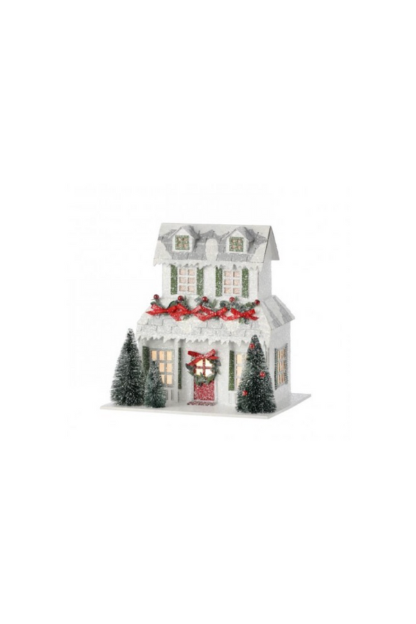 Snowman Paper House