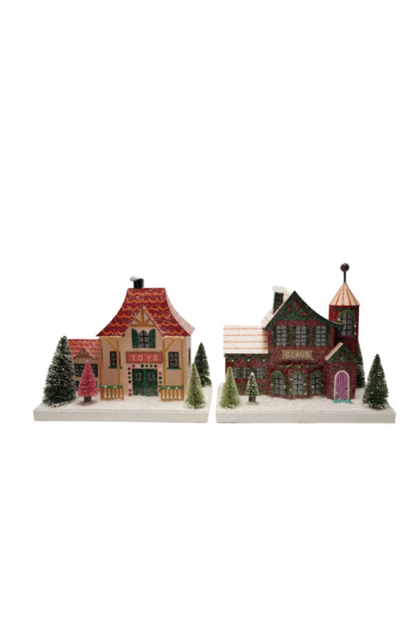North Pole Paper Houses