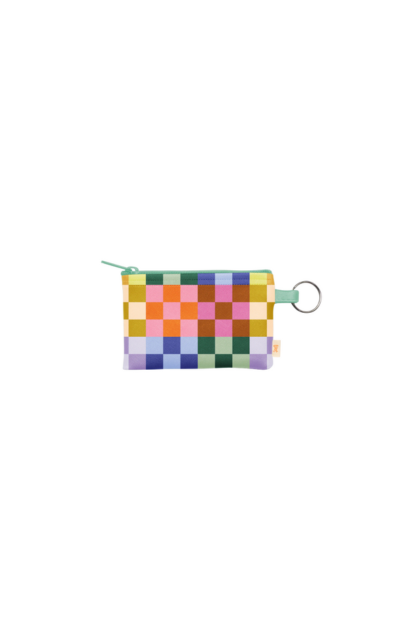 Checker Penny Key Ring