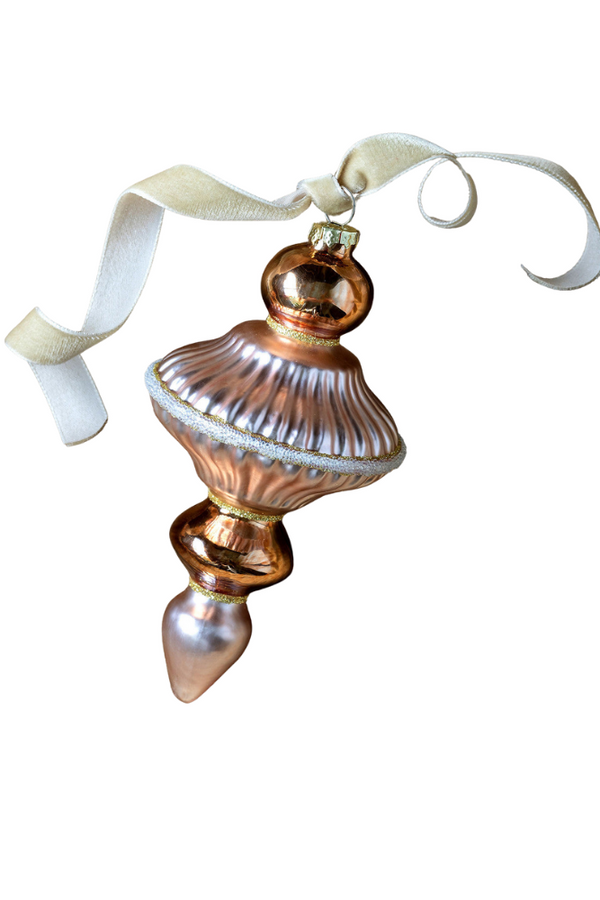 Blush Finial Ornament