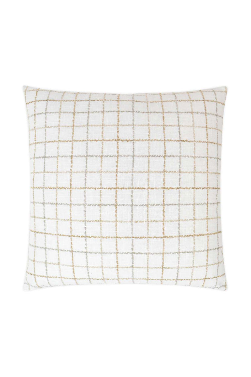 Lighthouse Dune Grid Pillow