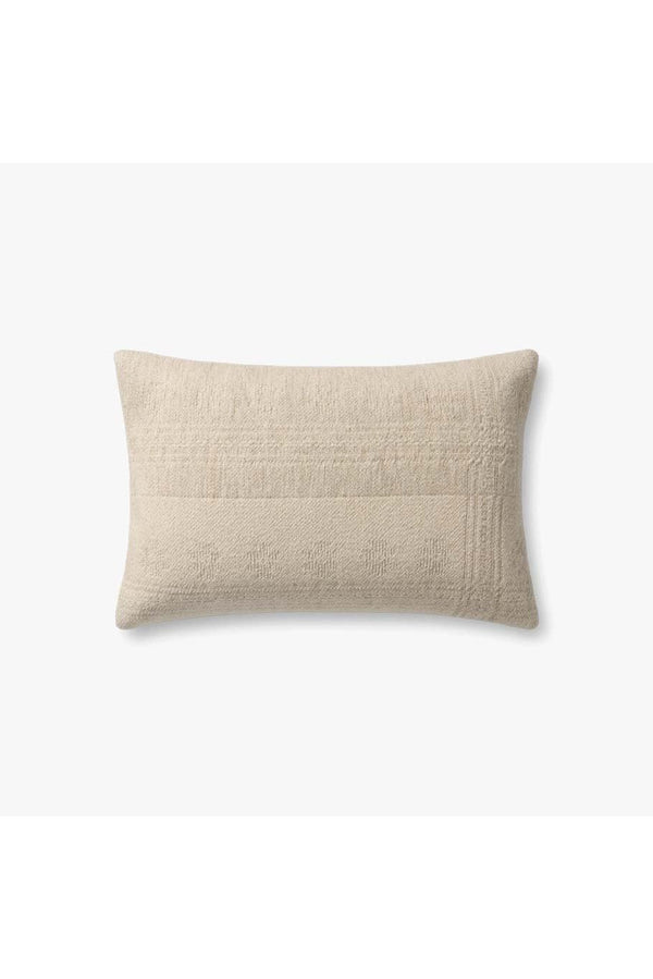 Natural Jacquard Woven Pillow