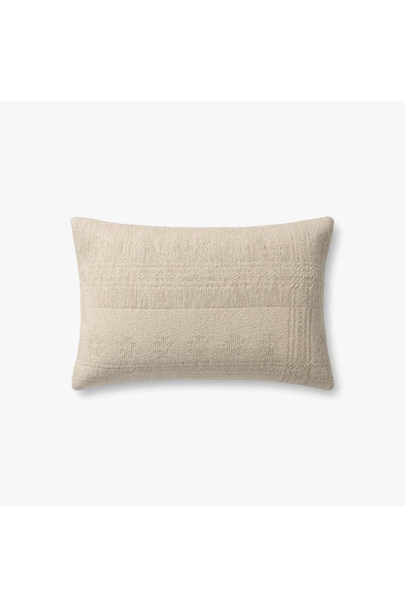 Natural Jacquard Woven Pillow