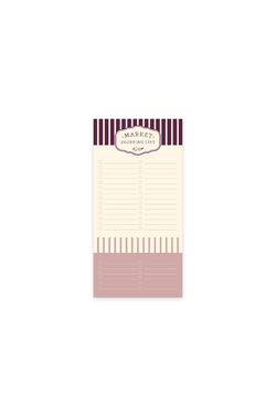 Framed Floral Market List