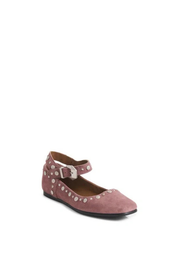 Free People Mystic Mary Jane Flat in Mauve