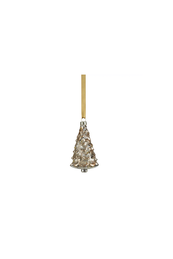 Frosted Glass Tree Ornament