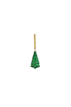 Frosted Glass Tree Ornament