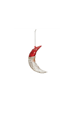 Santa Moon Ornament