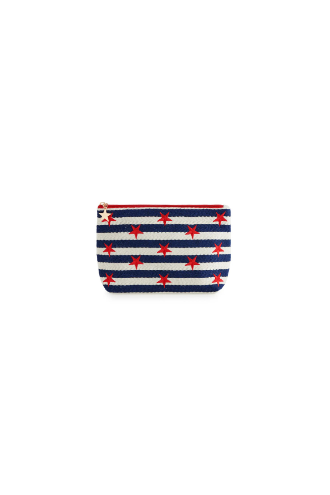 Morgan Stars Large Zip Pouch