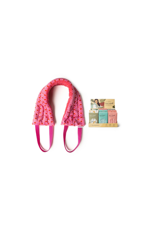 Lemon Lavender Hot Stuff Heated Neck Wrap