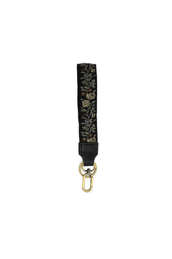 Olive Trailing Floral Wristlet Keychain