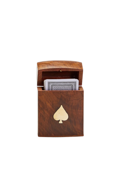 Playing Card Set in Wood Box