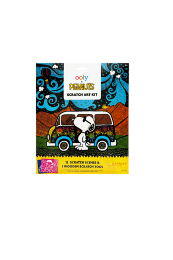 OOLY x Peanuts Scratch Art Kit