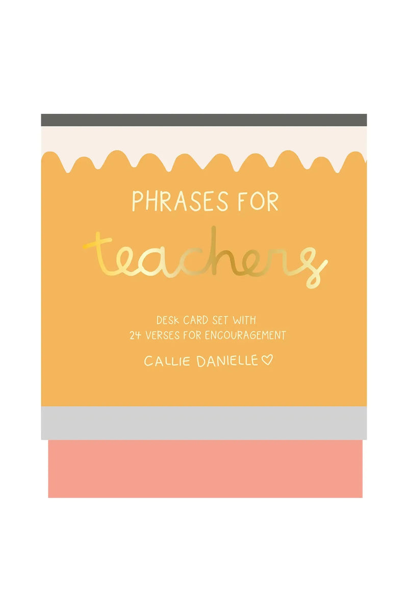 Phrases for Teachers Desk Card Set