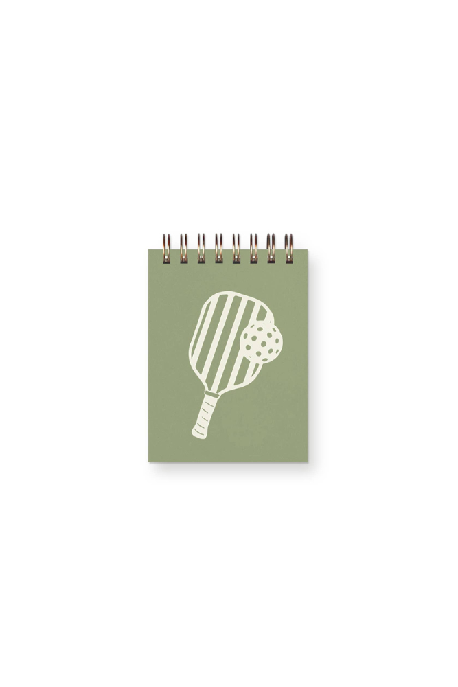 Pickleball Paddle Mini Jotter Notebook