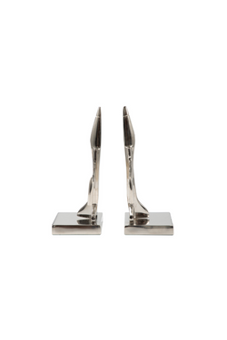 Silver Plane Bookend