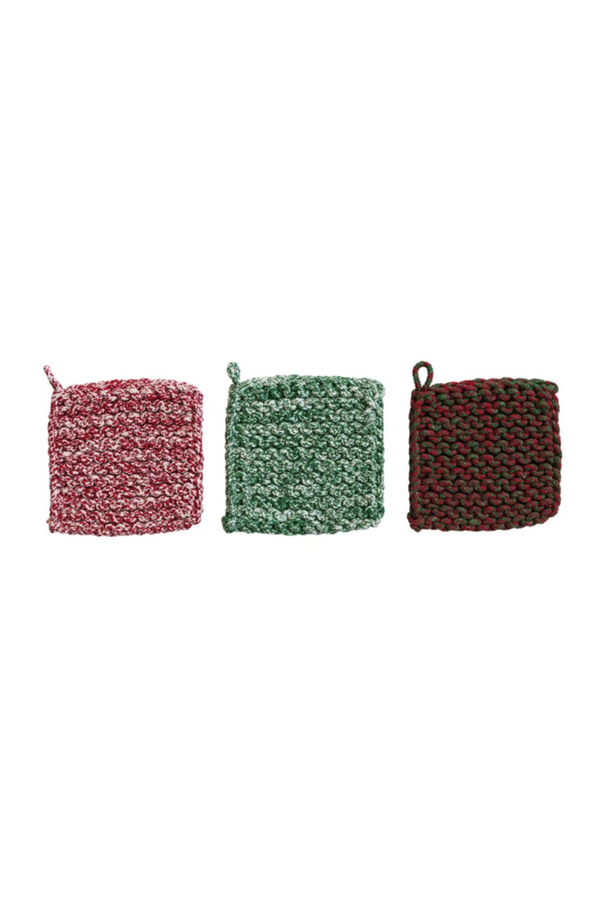 Cozy Cottage Holiday Pot Holders