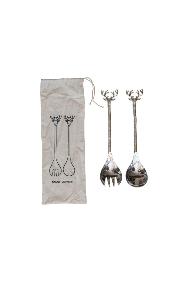 Reindeer Salad Servers