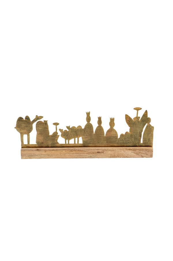 Golden Nativity Scene