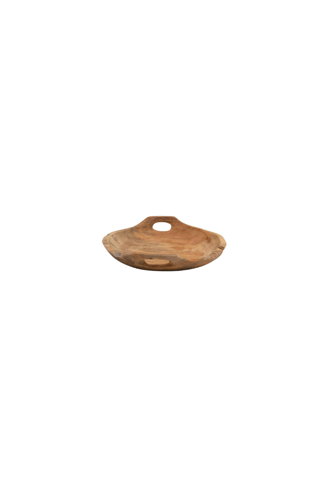 Teak Bowl with Handles