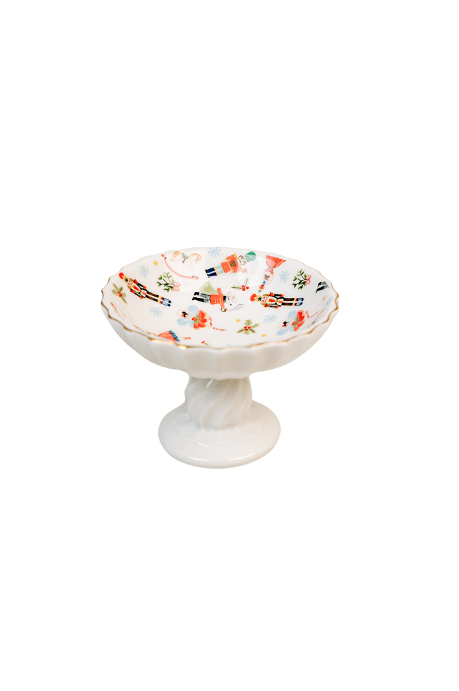 Holiday Candy Pedestal Dish