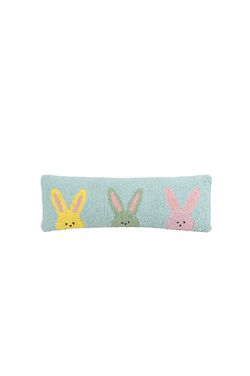 Three Bunny Peeps Hook Pillow