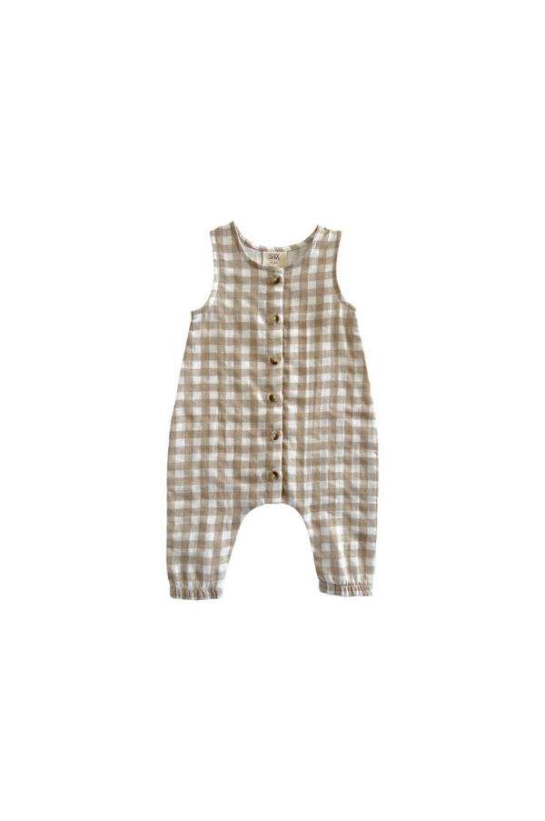 Gingham Baby Jumpsuit