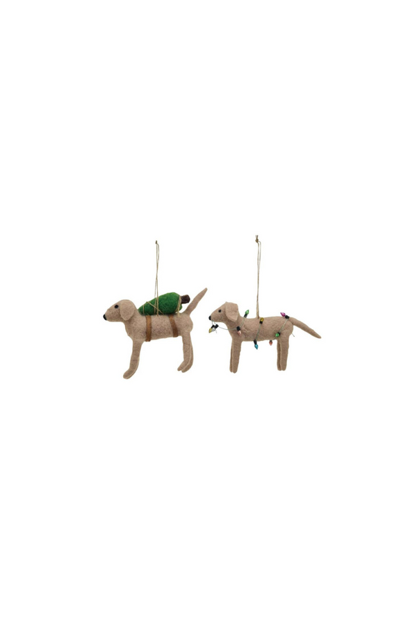 Felt Dog Ornament