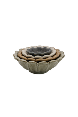 Scalloped Flower Bowl