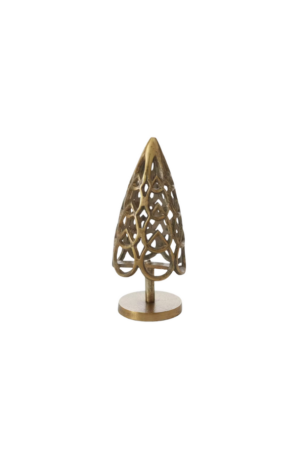 Laced Gold Tree Decor