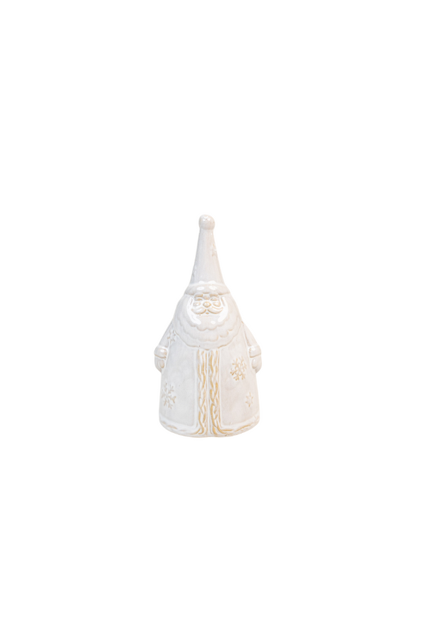 Stoneware Santa Bell