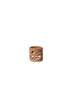 Terracotta Jack O Lantern Luminary