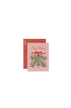 Merry Christmas Mistletoe Card