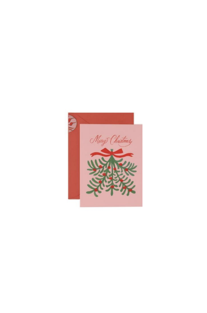 Merry Christmas Mistletoe Card