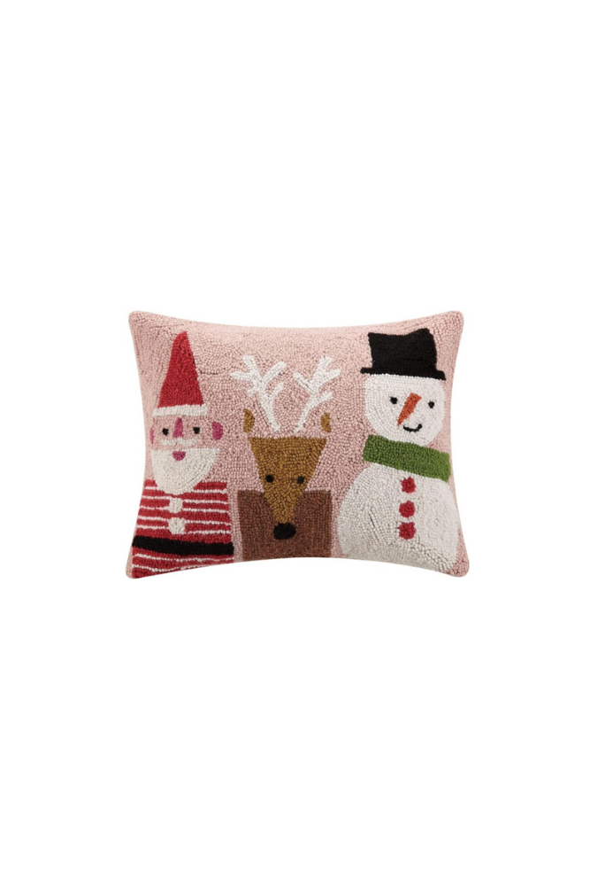 Santa and Friends Hook Pillow