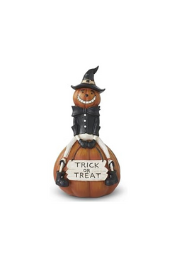 Trick Or Treat Pumpkin Man Figure