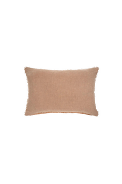 Lina Linen Peony Lumbar Pillow