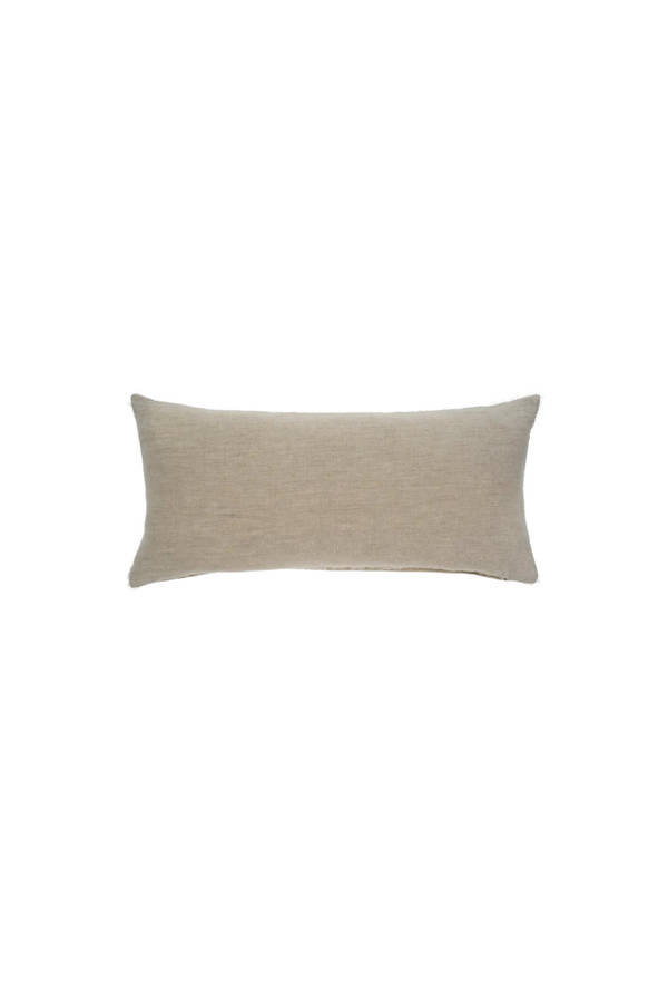 Lina Linen Chambray Lumbar Pillow