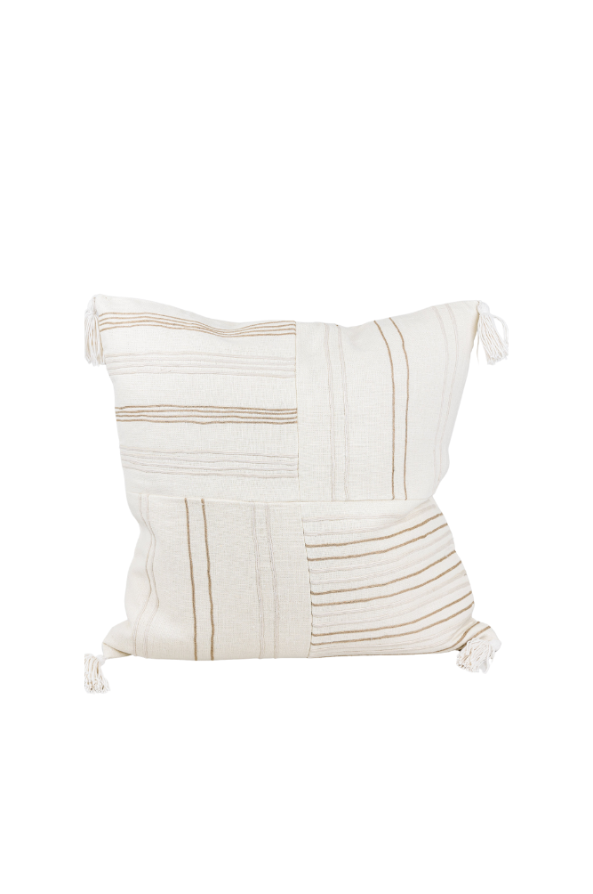 Ava Ivory Stripe Pillow FINAL SALE
