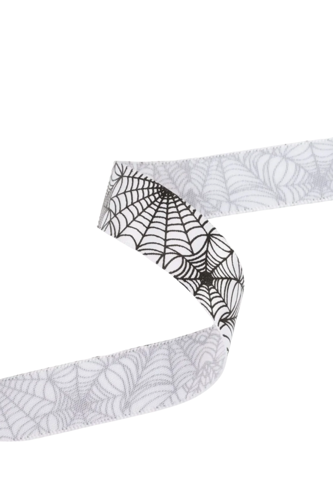 White Spider Web Ribbon