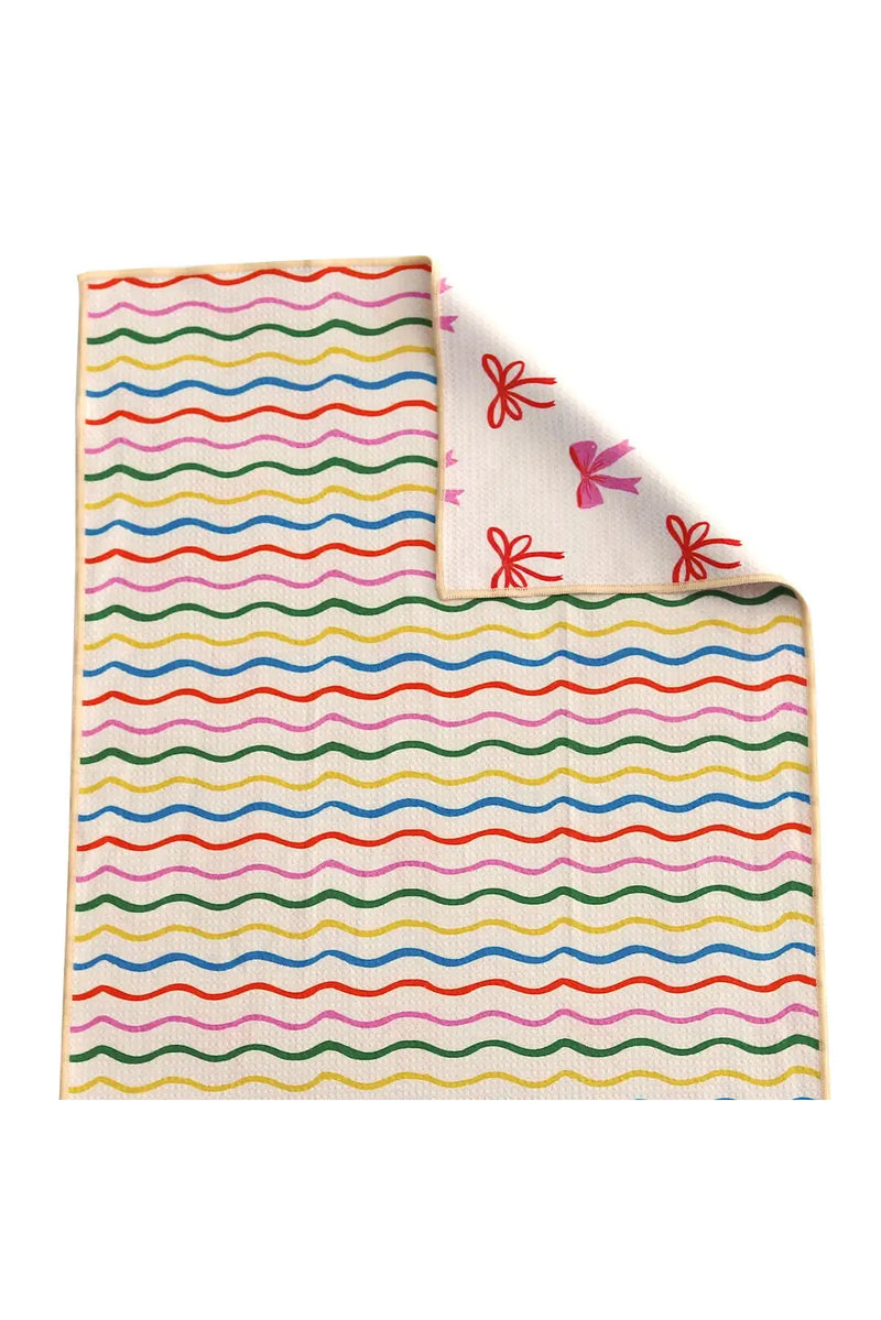 Double Sided Microfiber Hand Towel